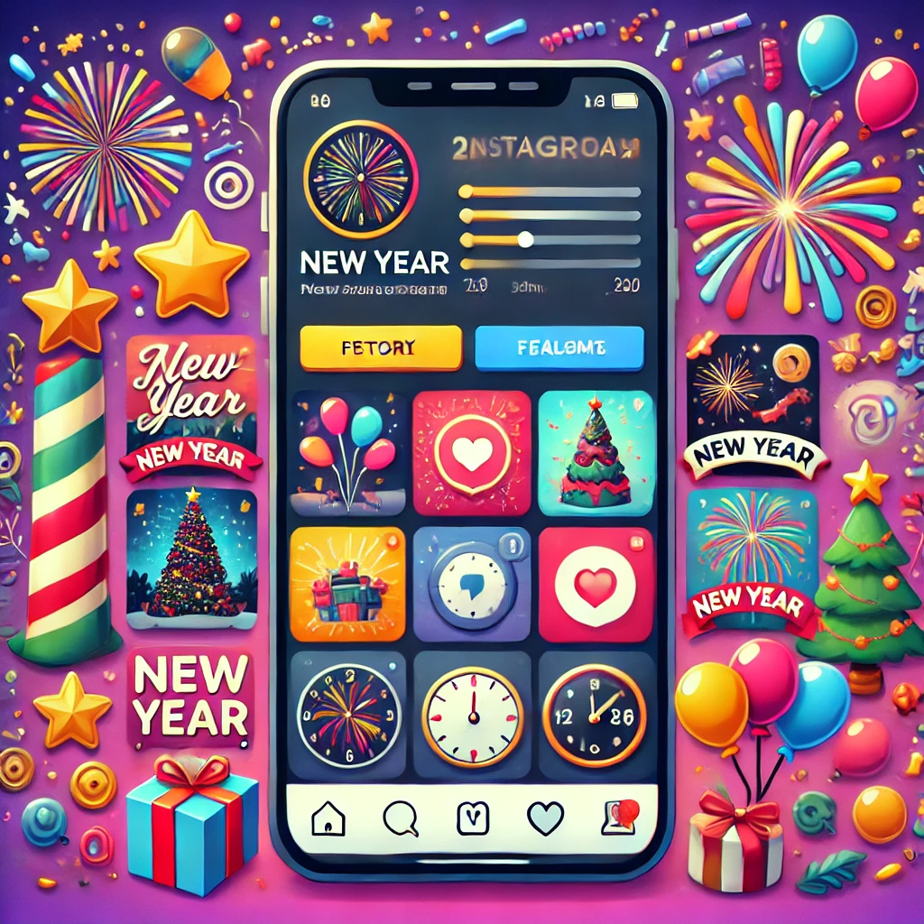 Ferramentas do Instagram para Celebrar as Festas de 2024