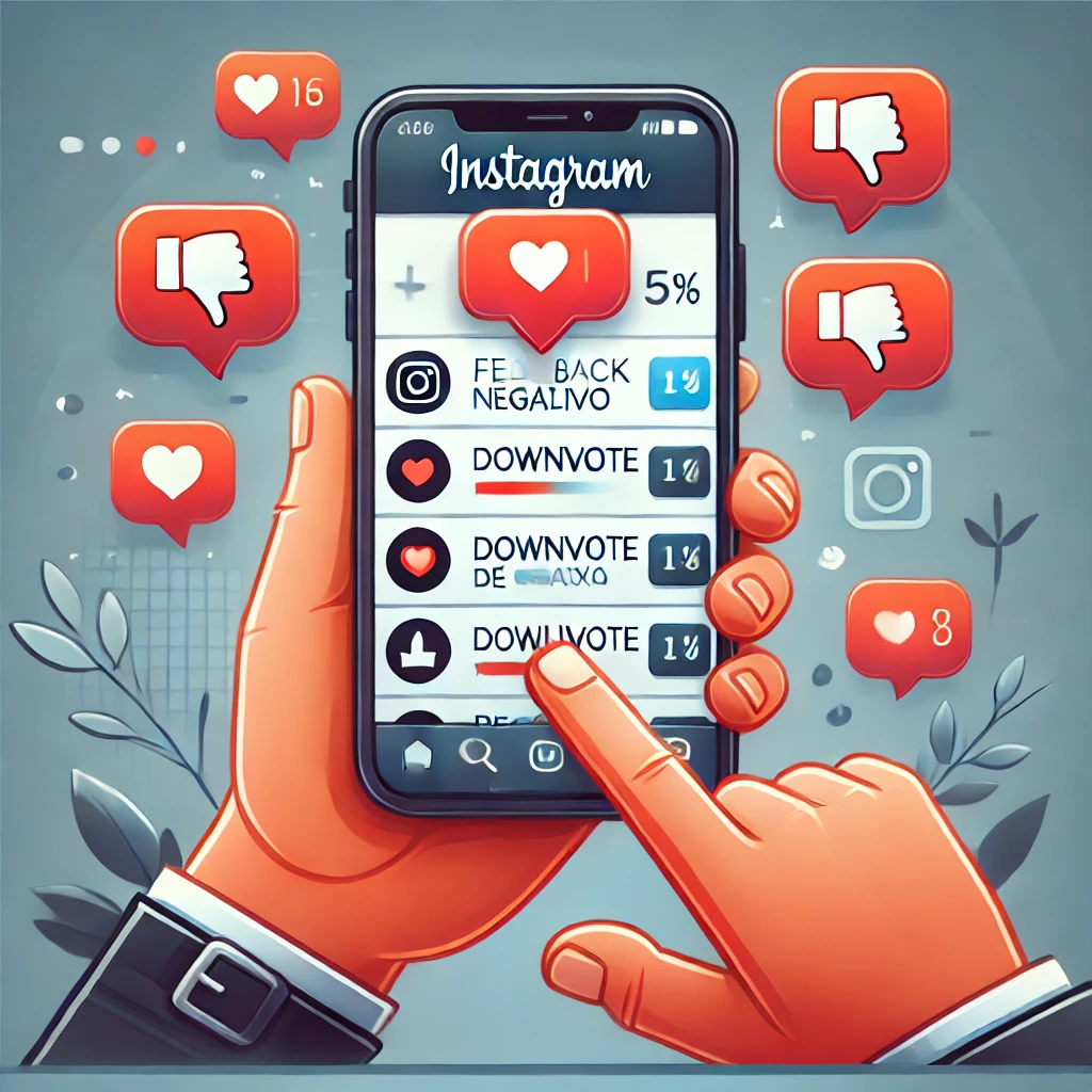 Instagram testa botão de downvote nos comentários